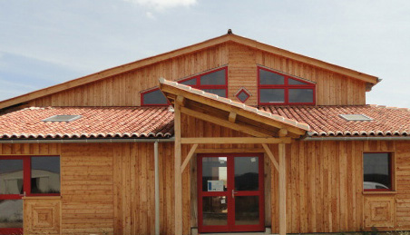 bardage volige charpente plancher plots